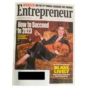 Entrepreneur Magazine January February 2023 Blake Lively How To Succeed In 2023